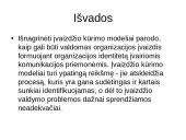 Organizacijos įvaizdis ir jo kūrimas 10 puslapis