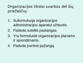 Organizacijos tikslų visuma bei svarba 3 puslapis