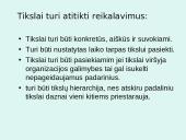 Organizacijos tikslų visuma bei svarba 4 puslapis