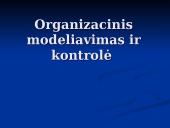 Organizacinis modeliavimas ir kontrolė