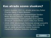 Ozono sluoksnis. Jo irimas 7 puslapis