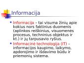 Pagrindinės informacinių technologijų (IT) sąvokos 2 puslapis
