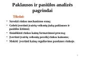 Paklausos ir pasiūlos analizės pagrindai