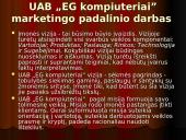 Pardavimų organizavimo ataskaita:  UAB "EG kompiuteriai" 3 puslapis