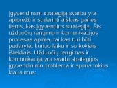 Parengtos strategijos sėkmingo realizavimo prielaidos 11 puslapis