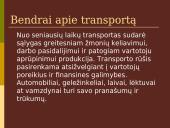 Bendrai apie pasaulio transportą 2 puslapis