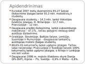 Paslaugų vartojimo skirtumai Europos Sąjungos (ES) šalyse 19 puslapis