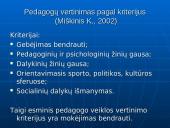 Pedagoginiai bendravimo kultūros reikalavimai 3 puslapis