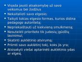 Pedagoginiai bendravimo kultūros reikalavimai 7 puslapis