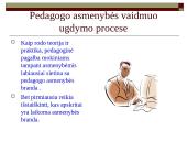 Pedagogo ugdomosios galimybės ir ribos 9 puslapis