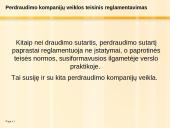 Perdraudimo kompanijų veiklos ypatumai ir problemos pasaulinėje finansų rinkoje 14 puslapis