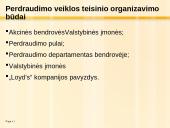 Perdraudimo kompanijų veiklos ypatumai ir problemos pasaulinėje finansų rinkoje 17 puslapis