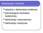 Personalo adaptacija ir jos formos 6 puslapis