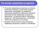 Personalo adaptacija ir jos formos 9 puslapis