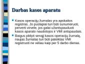 Pinigų apskaita banke ir kasoje 15 puslapis