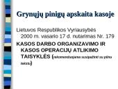 Pinigų apskaita banke ir kasoje 19 puslapis