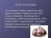 Apie platiną 3 puslapis
