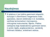 Platina, jos savybės 8 puslapis