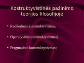 Pragmatizmas ir konstruktyvizmas ugdyme 15 puslapis