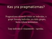 Pragmatizmas ir konstruktyvizmas ugdyme 10 puslapis