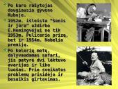 Prarastosios kartos atstovai E.M. Remarkas ir E. Hemingvėjus 11 puslapis