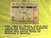 Prarastosios kartos atstovai E.M. Remarkas ir E. Hemingvėjus 13 puslapis