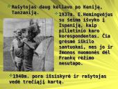 Prarastosios kartos atstovai E.M. Remarkas ir E. Hemingvėjus 9 puslapis