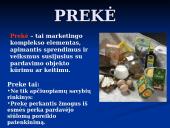 Prekės pristatymas: pienas