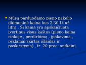 Prekės pristatymas: pienas 17 puslapis