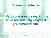 Prekės/produkto orientacija 3 puslapis