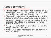 Presentation Company: "Sanitex" 3 puslapis