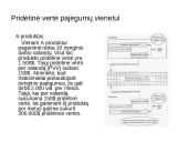 Pridėtinės vertės rodikliai ir  pardavimų struktūra 14 puslapis