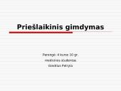 Priešlaikinis gimdymas