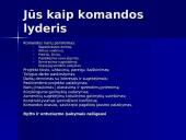 Projektų komandiniai vaidmenys 19 puslapis