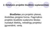 Projekto kaštų valdymas ir biudžeto planavimas 5 puslapis
