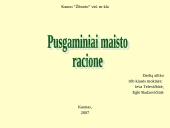 Pusgaminiai maisto racione