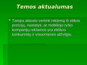 Reklama ir etika: mobiliojo ryšio bendrovės 3 puslapis