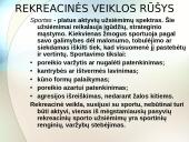 Rekreacinės veiklos rūšys 5 puslapis