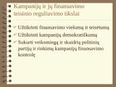 Rinkimų kampanijų ir politinių partijų finansavimas 2 puslapis