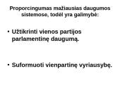 Rinkimų sistemos ir jų padarinių lyginamoji analizė 9 puslapis