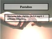 Rizikos veiksniai nėščiajai ir vaisiui 18 puslapis