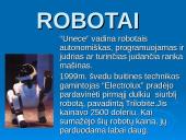 Robotai ir jų istorija