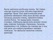 Roma. Skaidrės 4 puslapis