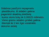 Sidabro savybės 8 puslapis