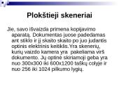 Skeneriai ir jų panaudojimas 9 puslapis