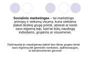 Socialinio marketingo samprata 9 puslapis