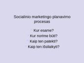 Socialinis marketingas. Strateginis planavimas 2 puslapis