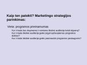 Socialinis marketingas. Strateginis planavimas 13 puslapis