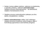 Statybos procesų kompleksinis mechanizavimas ir automatizavimas  3 puslapis