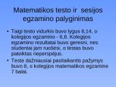 Statistikos tyrimas: VV05 grupės pažangumo lyginamoji analizė 8 puslapis